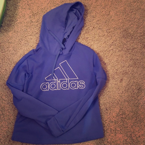 purple adidas hoodie